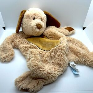 Douglas Baby Cuddle Sshlumpie Puppy Dog Lovey Security Blanket Satin Paw Flat